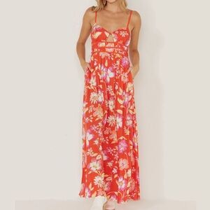 Free People Wisteria Maxi Dress Size XS